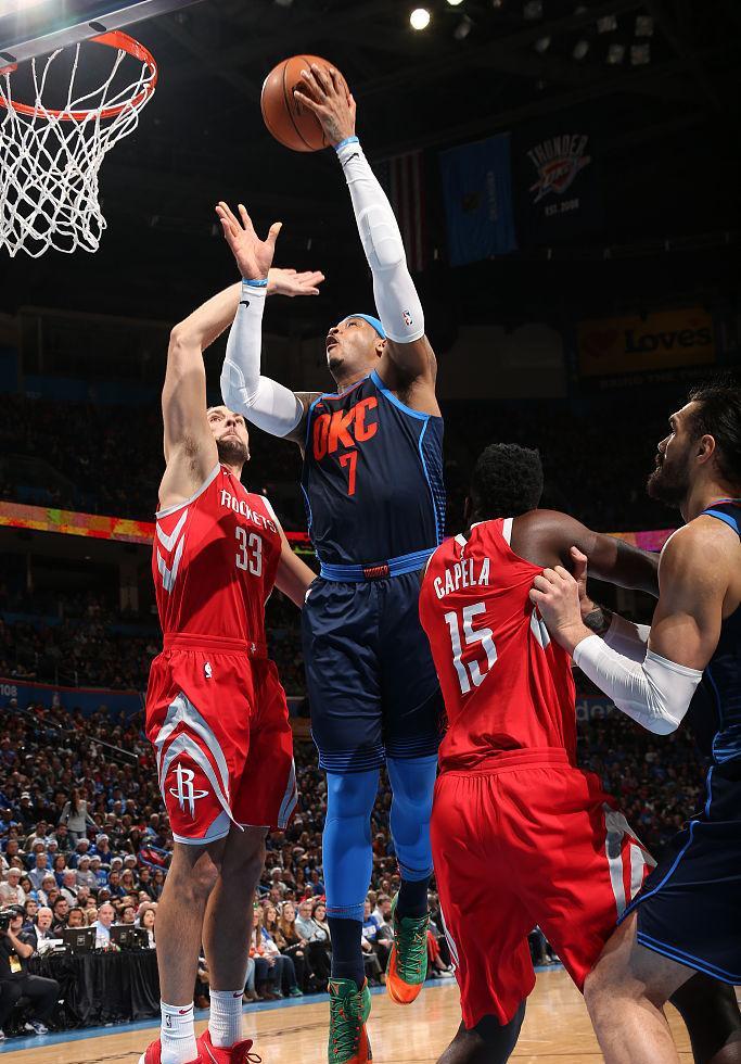 火箭逆转雷霆，取得五连胜